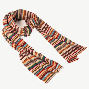 Paul Smith Multicolour Wool & Cashmere-Blend Striped Scarf